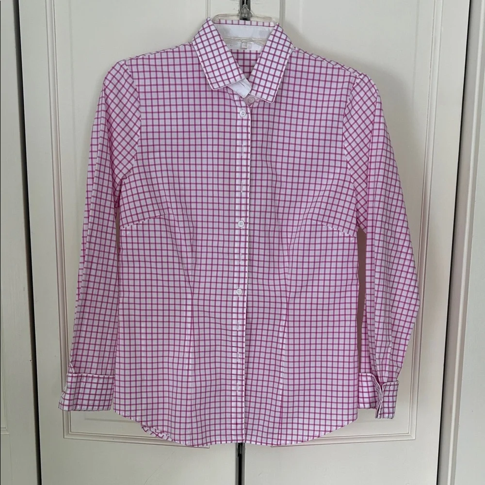 Gorsuch woman’s Pink Checkered Shirt. - Picture 1 of 5